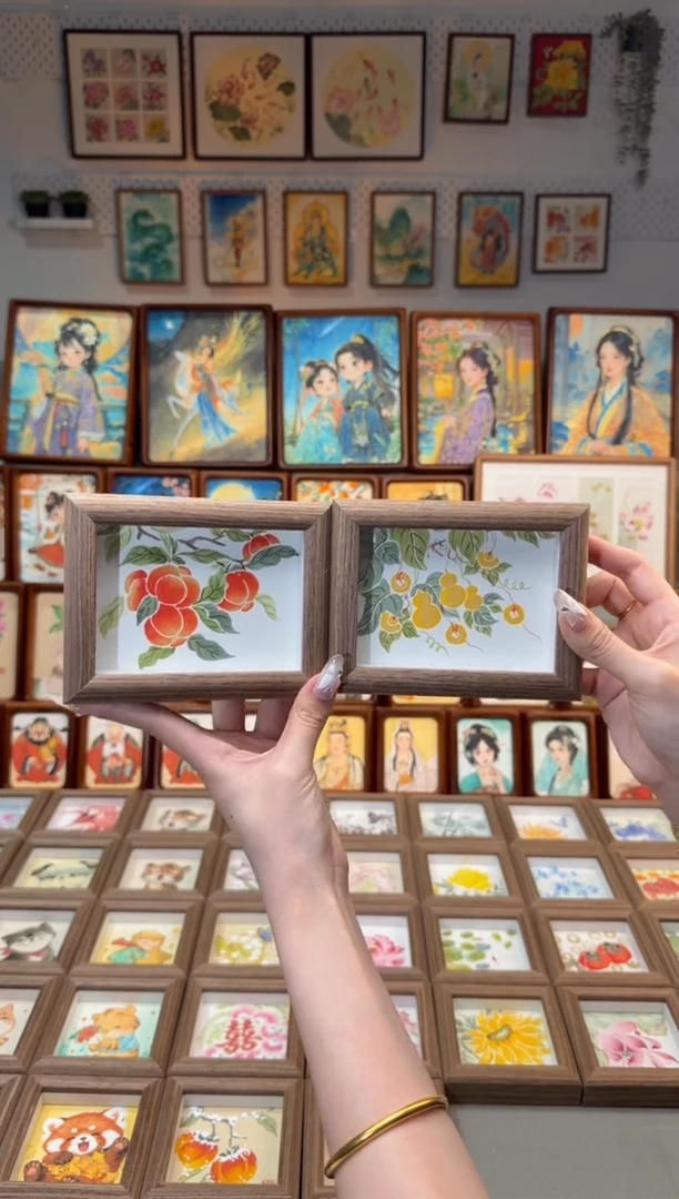 国画小葫芦 小柿子 一组13