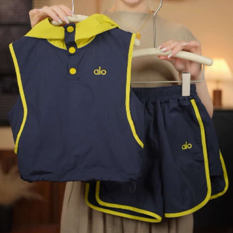 【珍宝推荐】男女童夏季背心防晒套装韩版简约短裤儿童夏季休闲童装