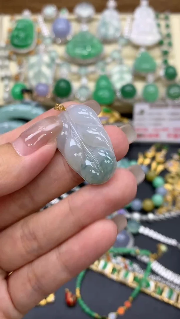 【闪购商品】翡翠颈饰18K金镶嵌259-中国好珍宝