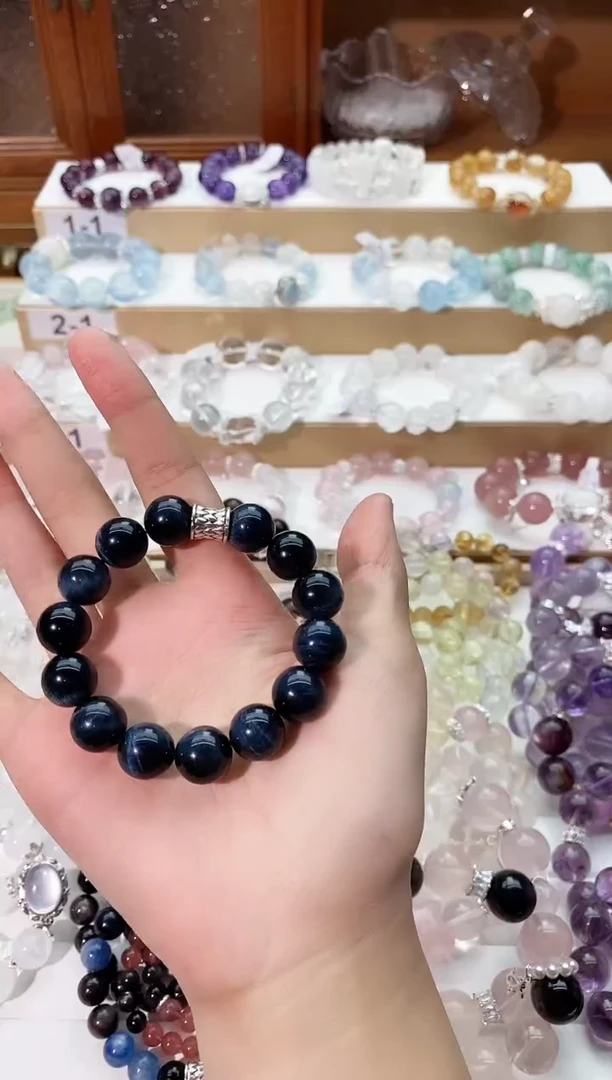 【闪购商品】水晶手串未镶嵌蓝虎眼手串