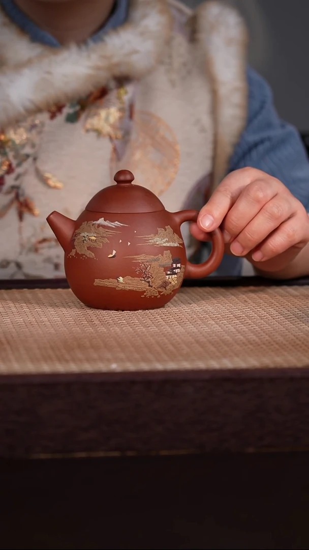 茶壶紫砂底槽清 260cc