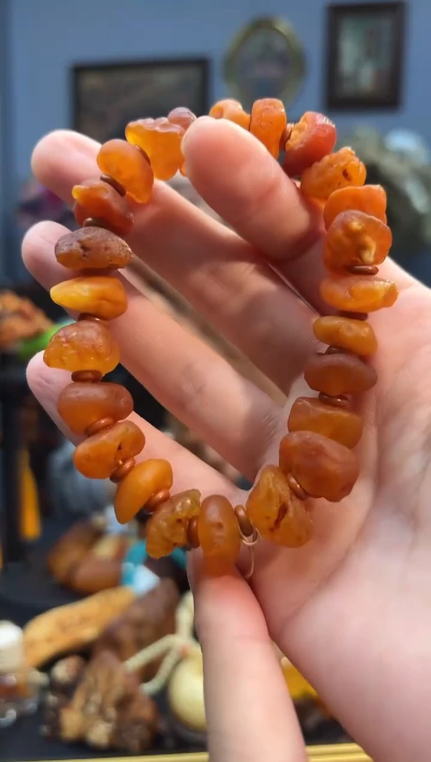 手串琥珀未镶嵌手串