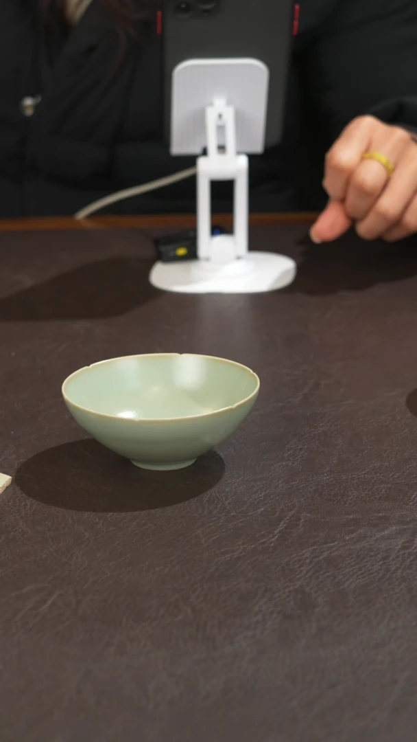 瓷旋*宣宝汝瓷原矿原釉手工作品微瑕