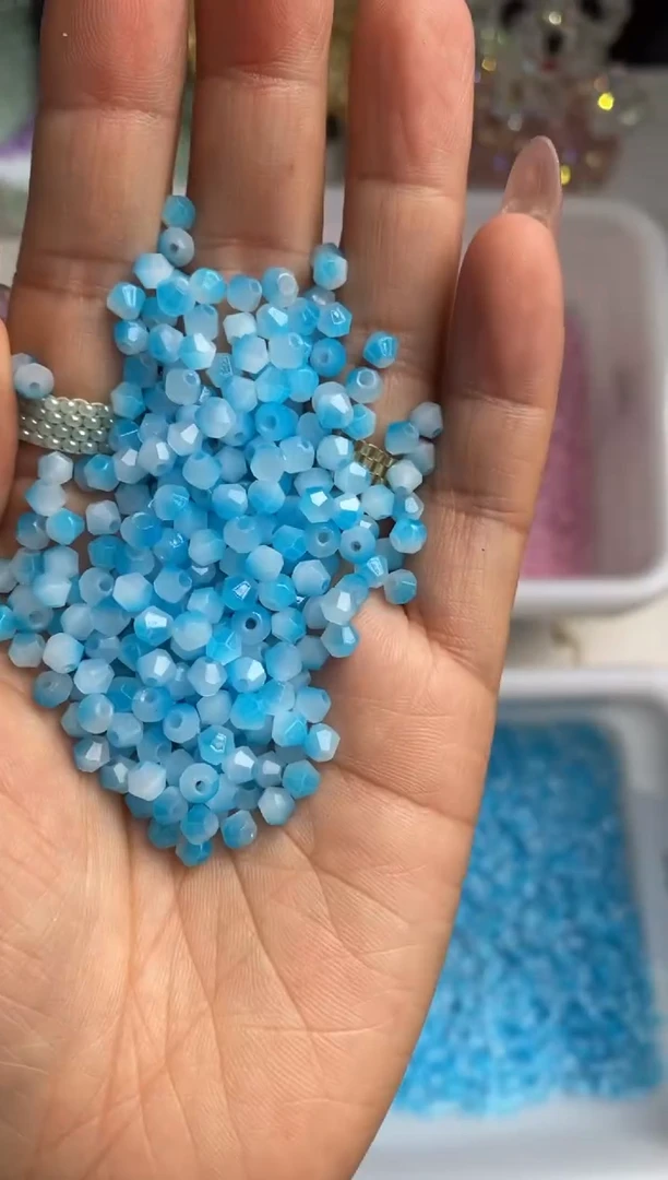 玻璃1513卡4水晶定制色尖珠500颗爱莎兰