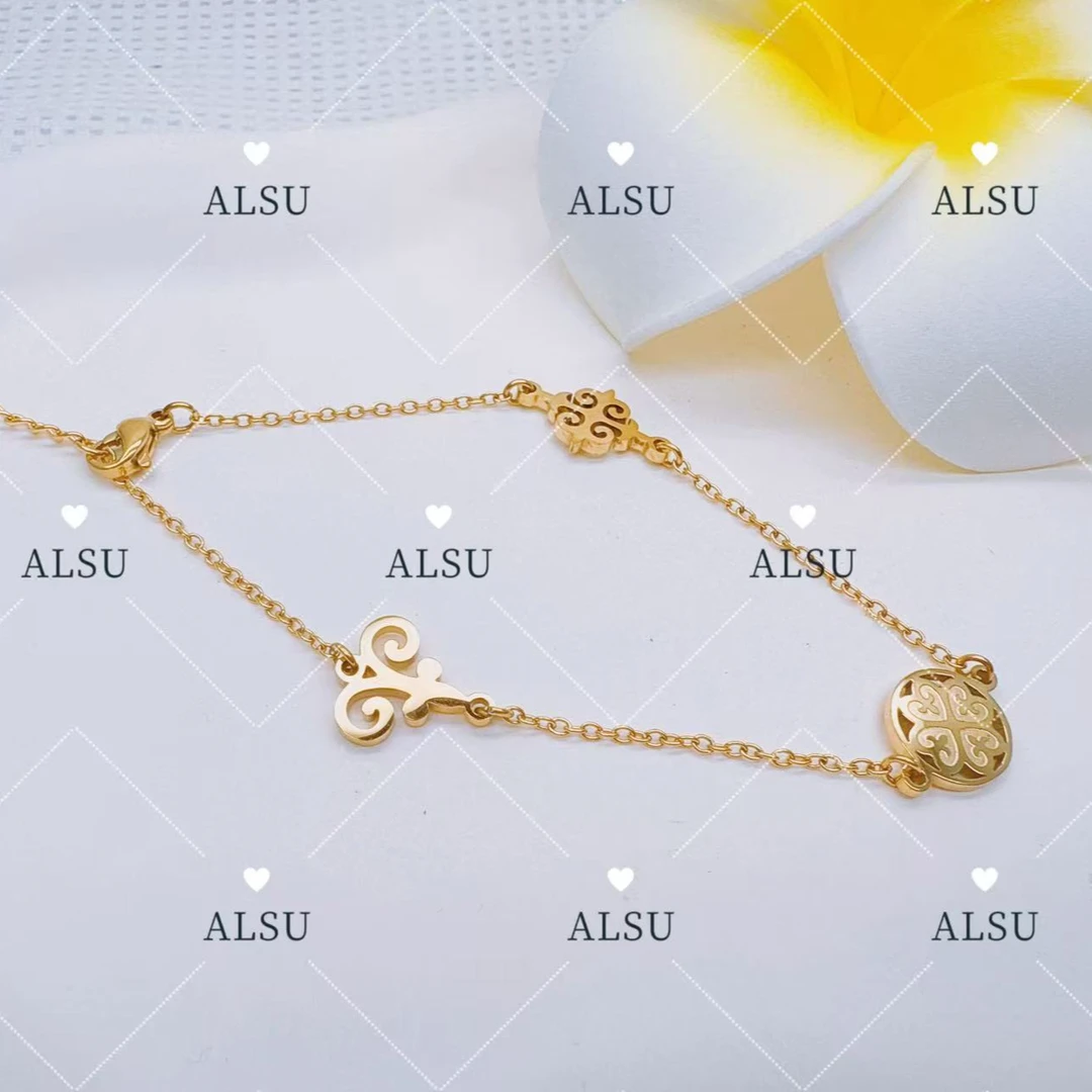 合金手链 ALSU原创经典民族风经典款手链时尚百搭轻奢气质法式