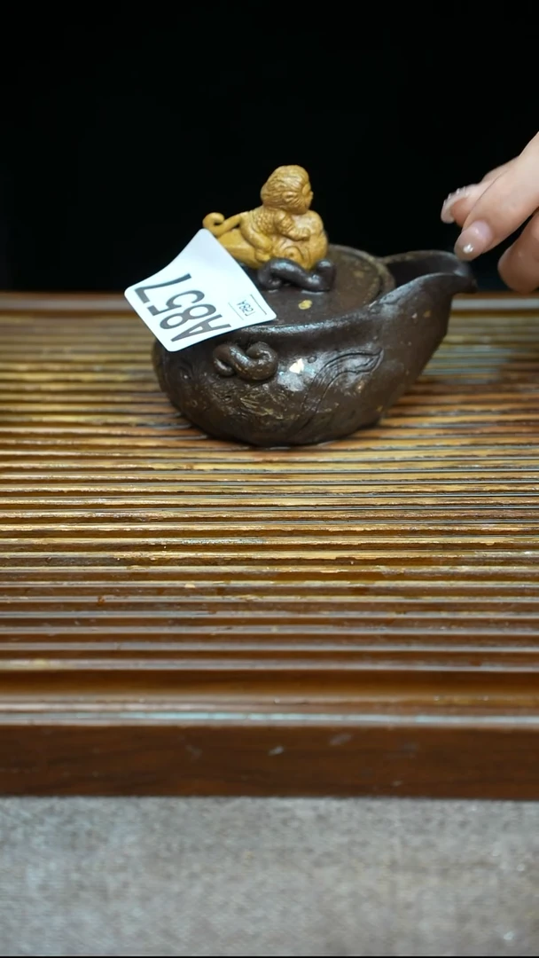 万古烧粗陶手工茶具
