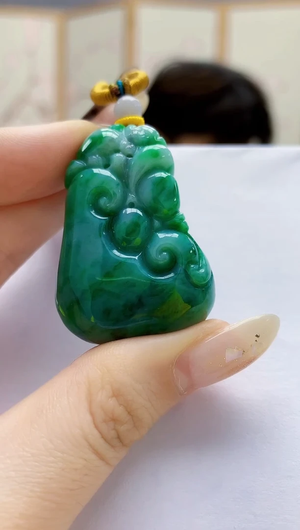 未镶嵌定制翡翠5145jw-毛货挂件131