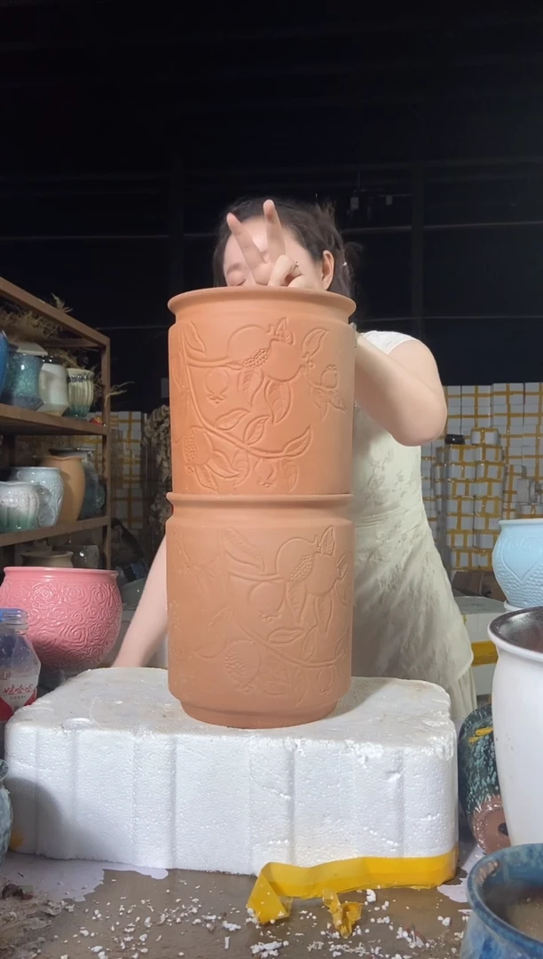 宜兴紫砂粗陶花盆盆21/23