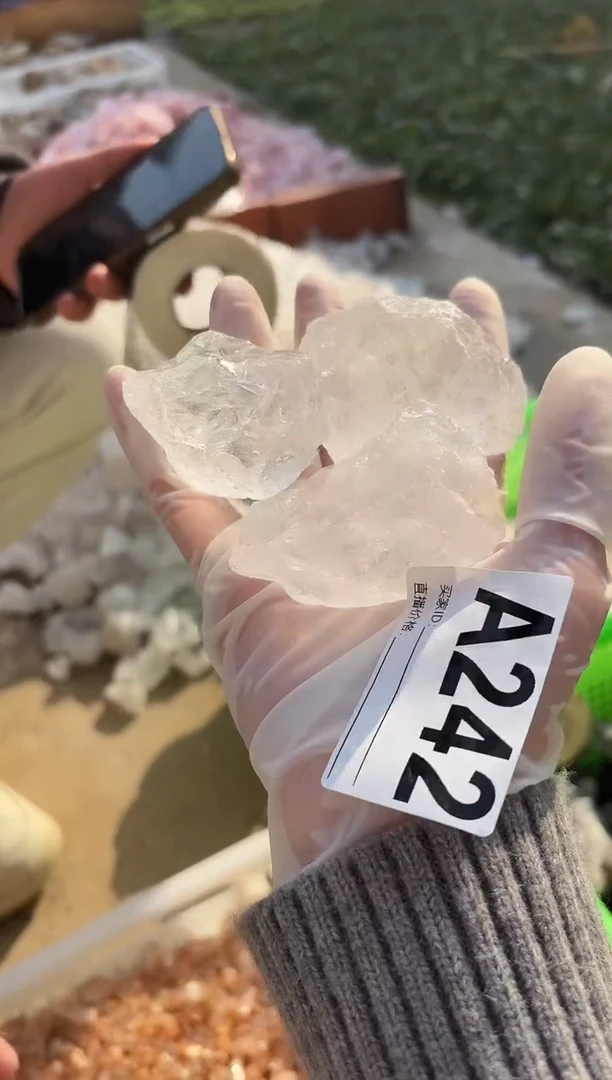 【闪购商品】水晶摆件未镶嵌白阿赛多样性发一个 242