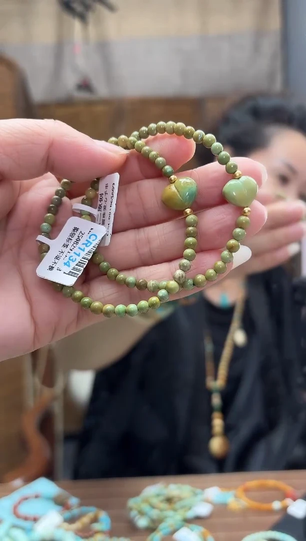 未镶嵌绿松石颈饰多样性发一件设计款  手串 屁桃