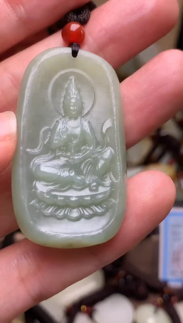 颈饰未镶嵌和田玉新疆料青海料清水和田玉吊坠