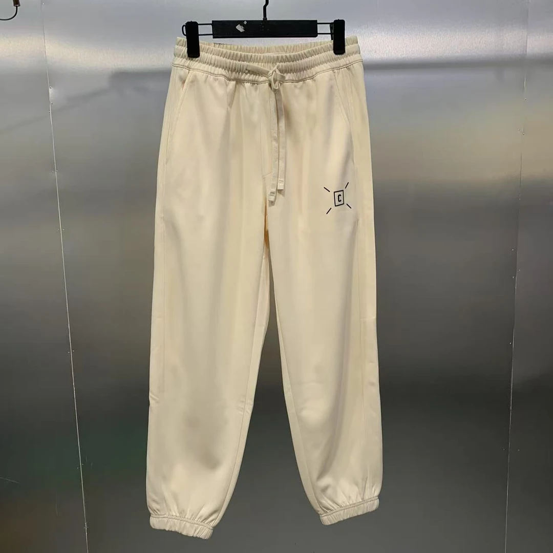 003250-CHO-裤腿潮流印花时尚直筒休闲裤