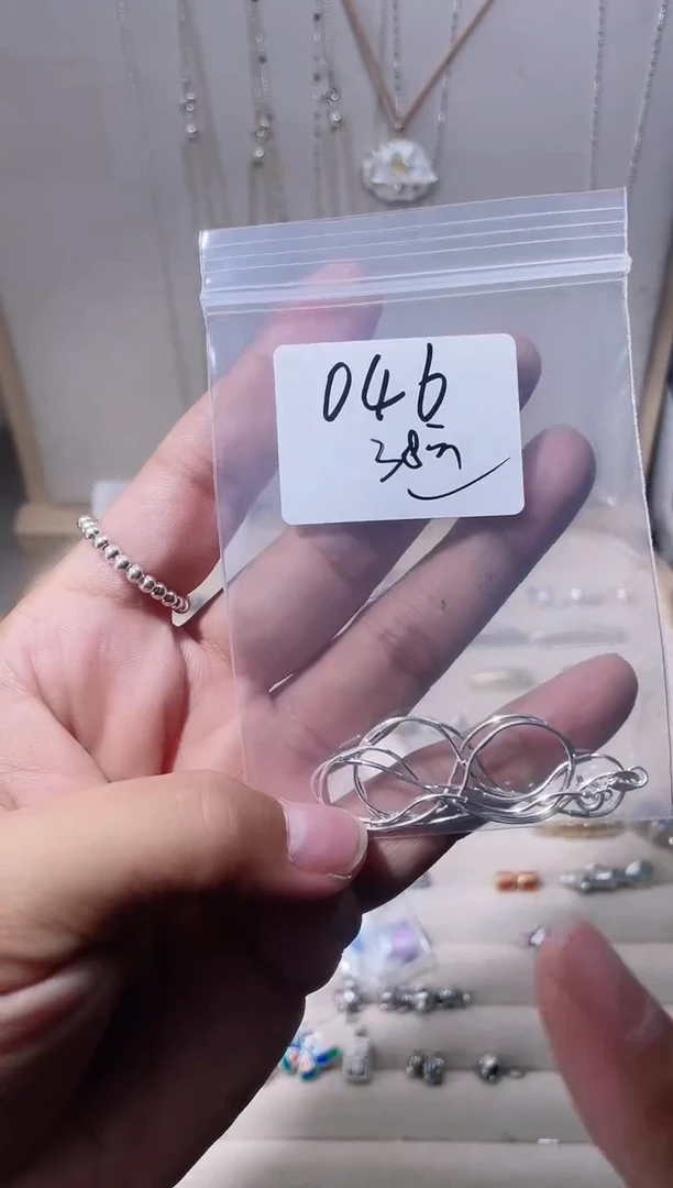 无足银花**季纯银配件046