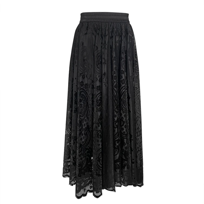 【昕昕严选】BR15148329 暖冬佩斯利半裙