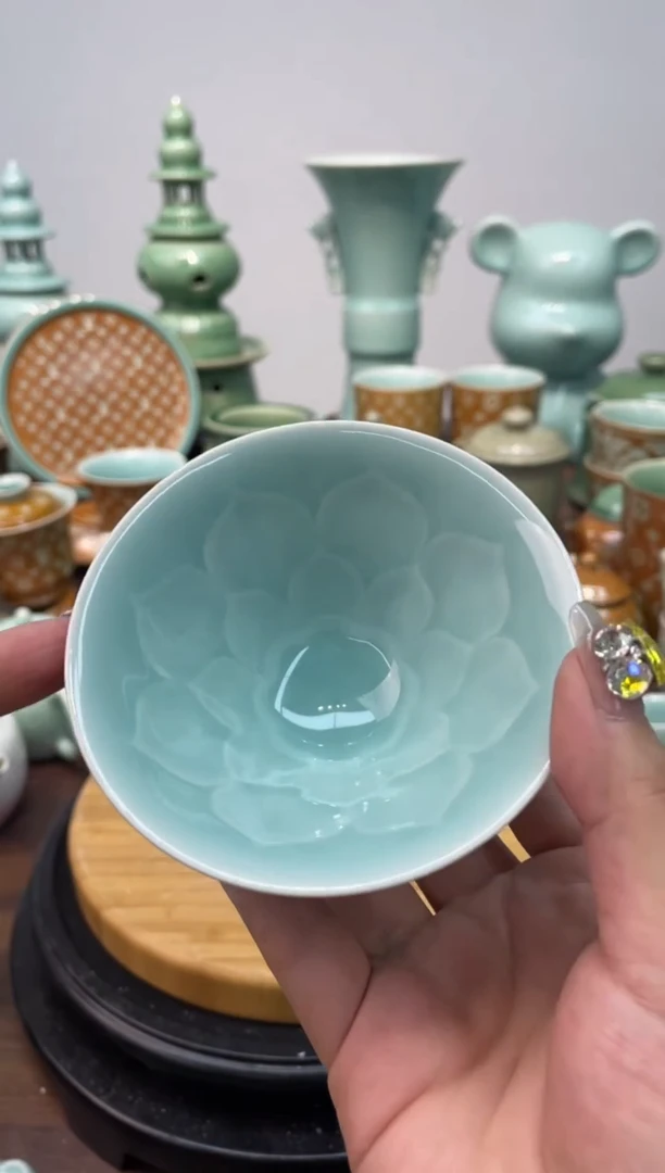 特价福利 微瑕 慧仙青瓷