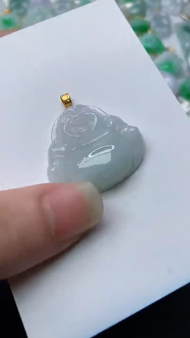 【闪购商品】翡翠颈饰18K金镶嵌52..........