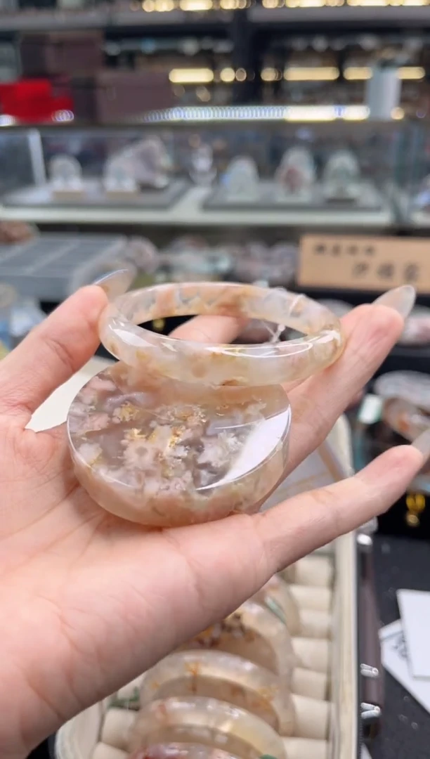 石英质玉手镯未镶嵌58圈口（赠品镯心）6886248