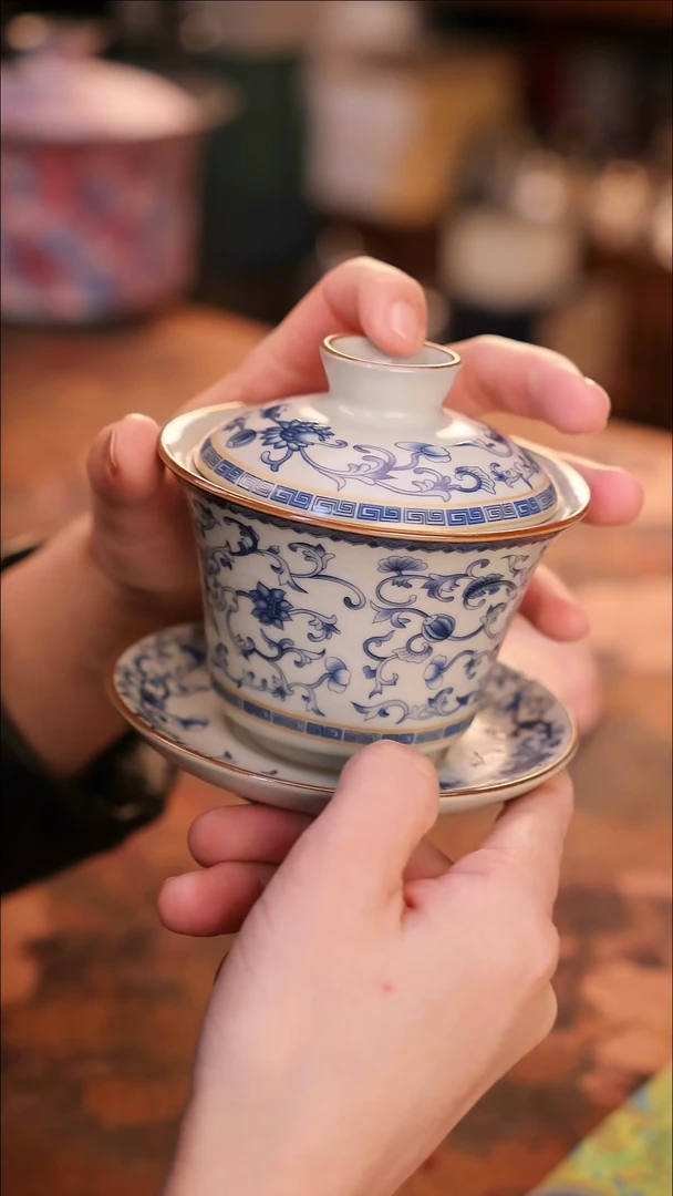 【闪购商品】陶瓷茶具（无礼盒无茶盘）@@A10438