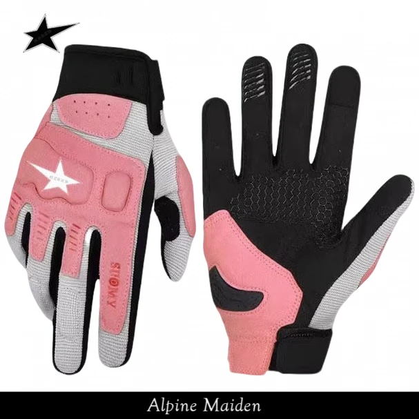 正品现货A星Alpine Maiden摩托车骑行手套女夏季透气防摔触屏手套