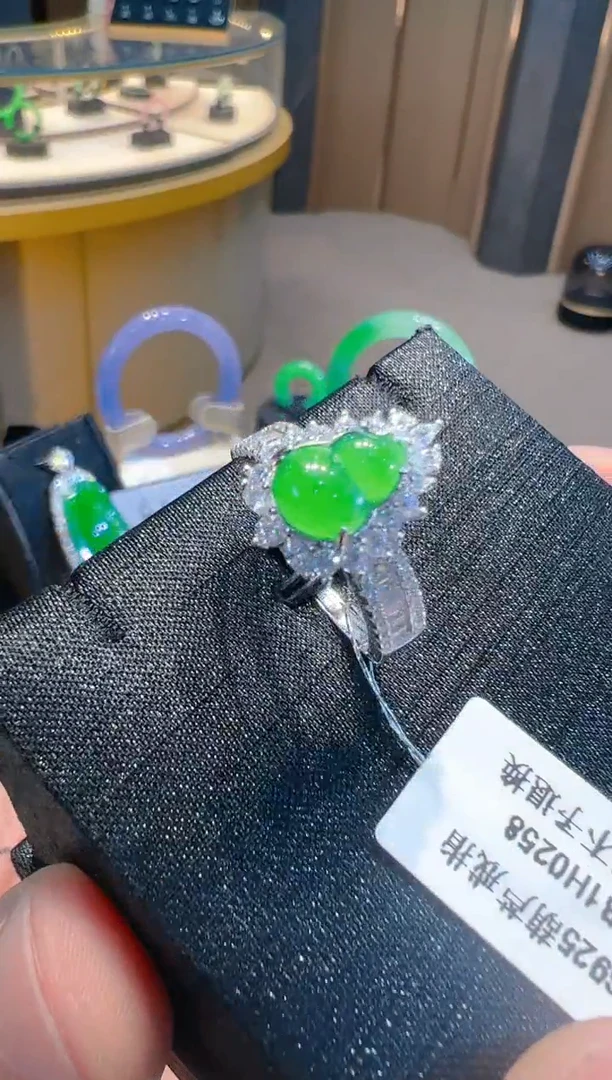 【闪购商品】翡翠戒指银S925镶嵌多样性发货一件