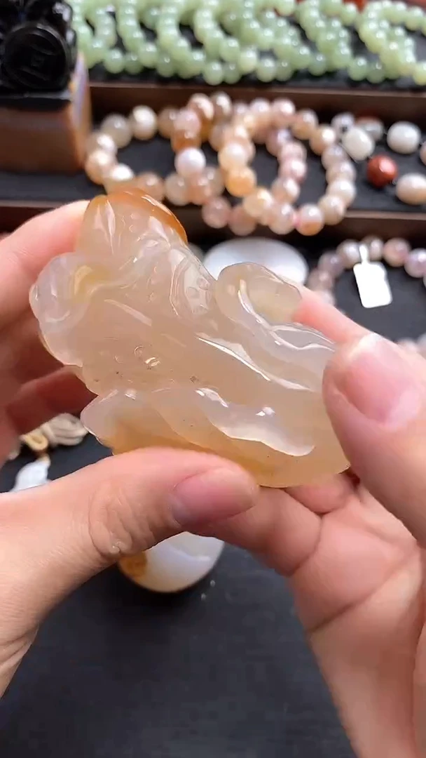 【闪购商品】玛瑙/玉髓白菜未镶嵌1