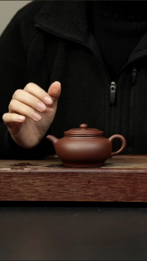 茶壶紫砂老紫泥 彬风 180cc左右