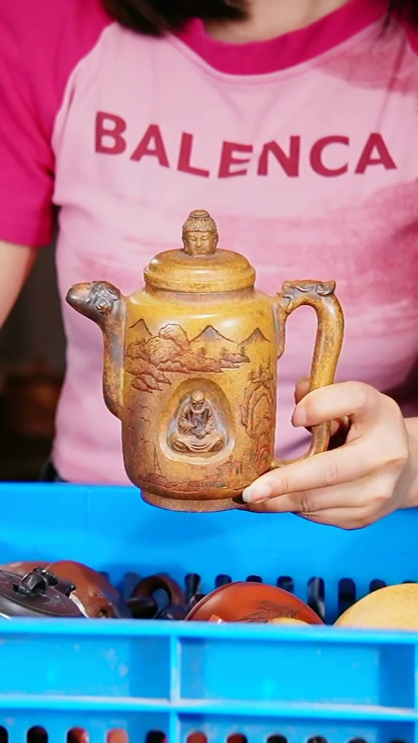 宜兴原矿紫砂壶茶壶400C