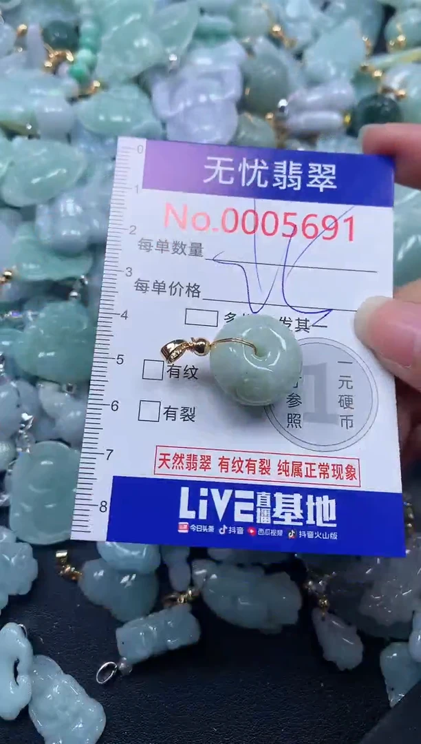 颈饰未镶嵌翡翠5691