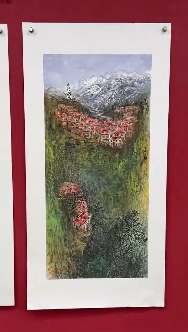 国画国画绘画山水花鸟
