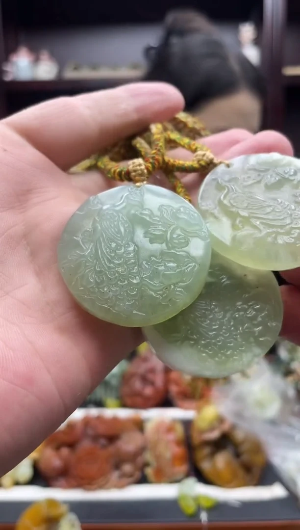 岫玉未镶嵌吊坠多样性发货*拍一发一