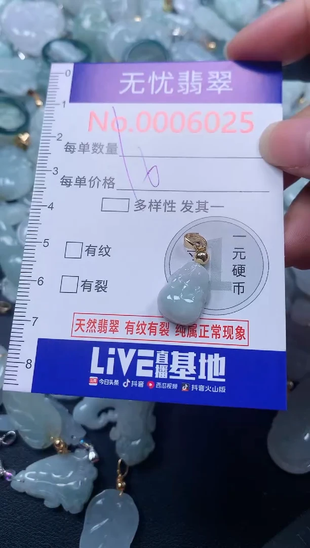 颈饰未镶嵌翡翠6025