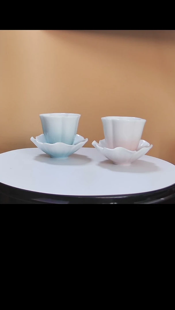 【闪购商品】对杯花语情侣对杯礼盒装