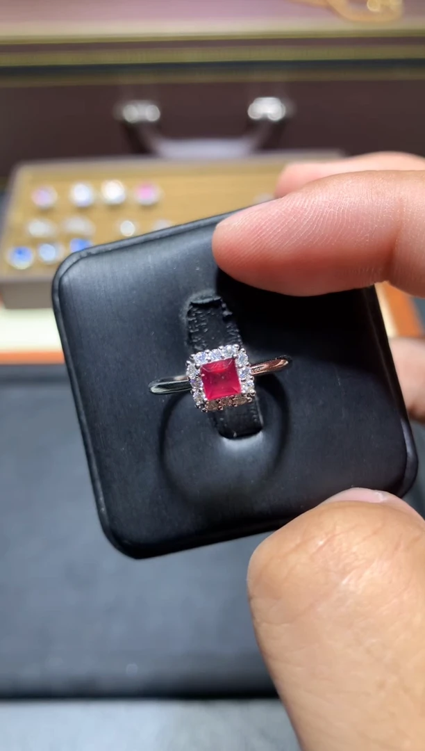 未镶嵌戒指红宝石Y53【多样性发其一】