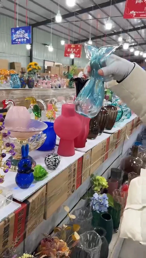 【闪购商品】无铅玻璃悠悠V-花器-7早