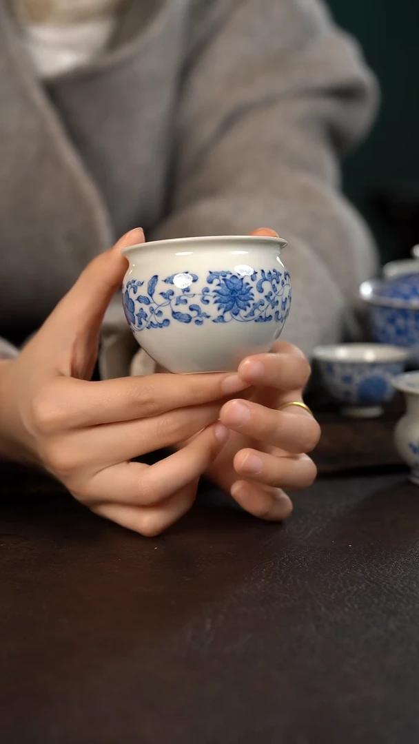 【闪购商品】杯聚澜堂点工串枝大缸杯