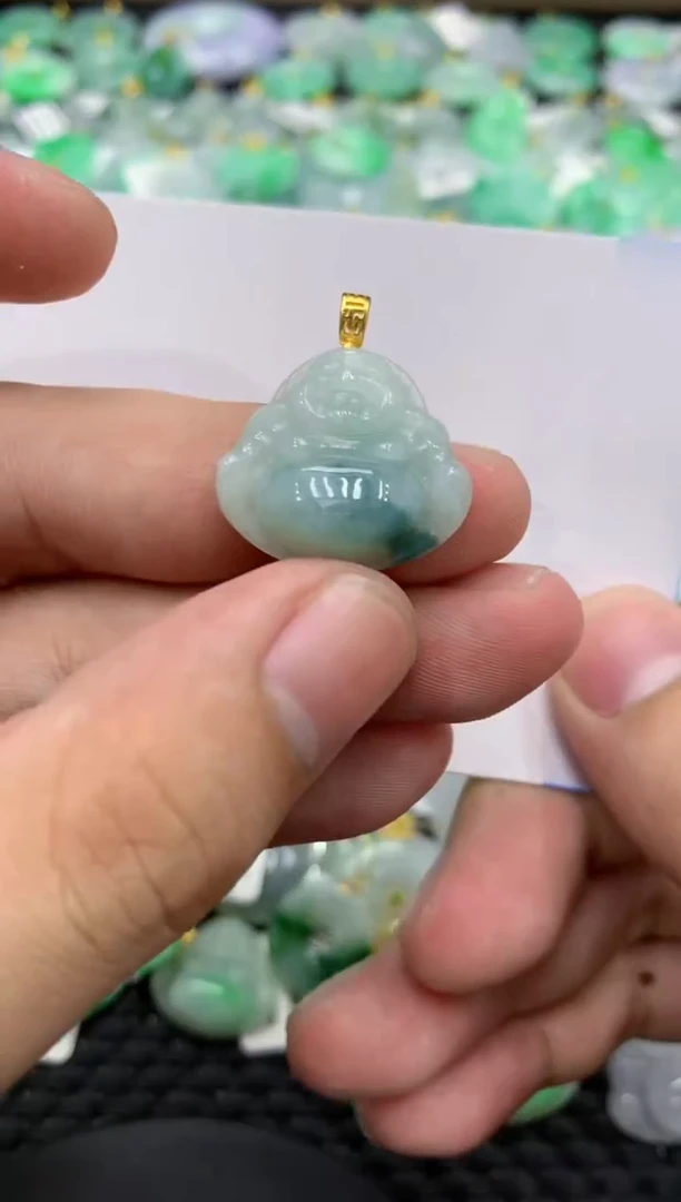 颈饰未镶嵌翡翠天然缅甸翡翠A货