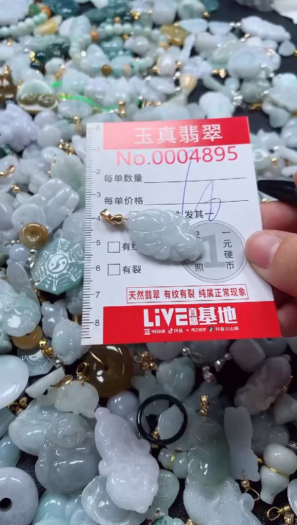 吊坠(不含链)未镶嵌翡翠4895
