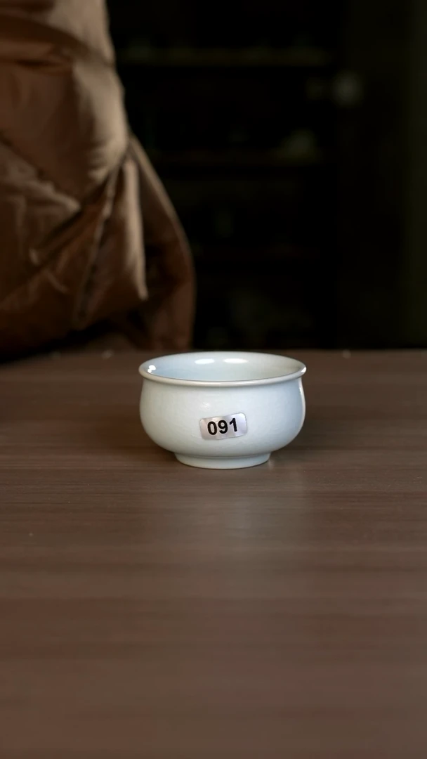 【闪购商品】杯091号月白炉式杯微瑕开片