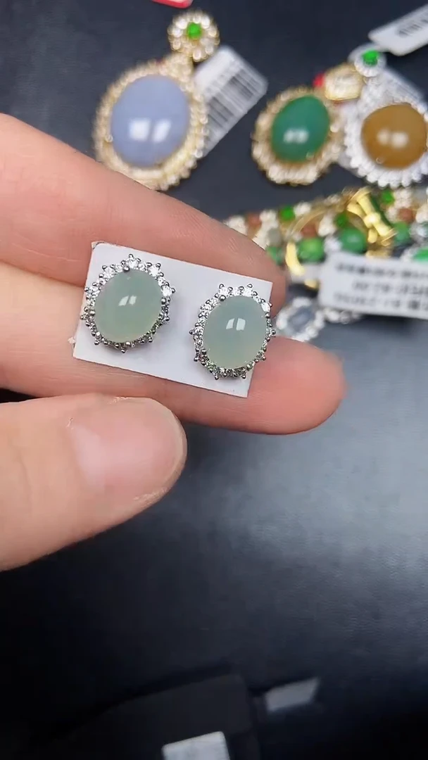 银S925镶嵌戒指翡翠1280