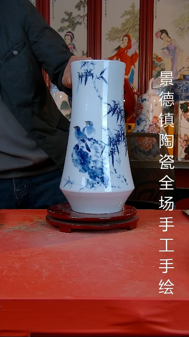 摆件景德镇陶瓷 全场手工手绘