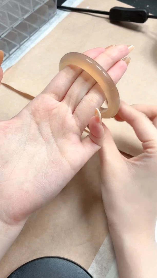 石英质玉手镯未镶嵌239-香槟55