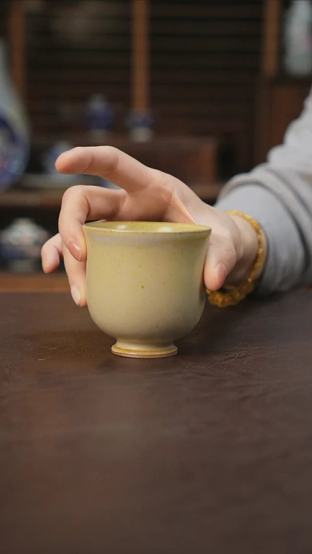 杯景德镇陶瓷杯碗柴烧多人