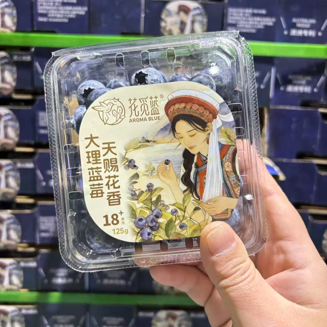 【老何严选】花觅蓝云南花香蓝莓4/6/12盒装125g/盒 早期10%酸甜口