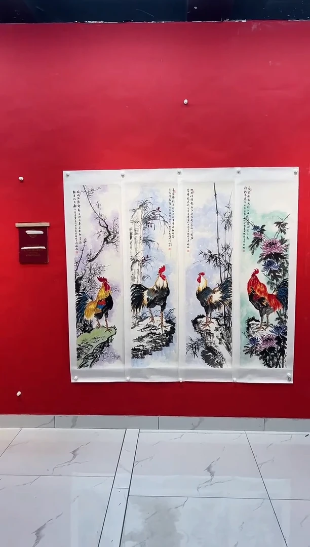 国画画家陆远华纯手绘原作