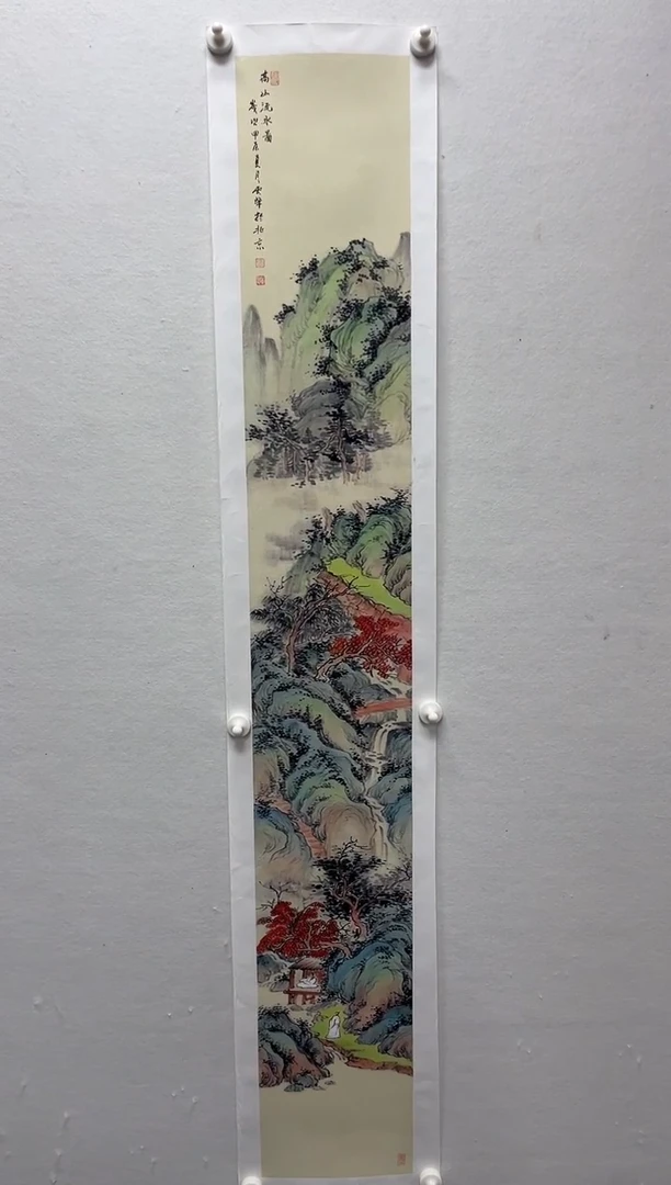国画张广恩-国画山水2.5平尺A030405