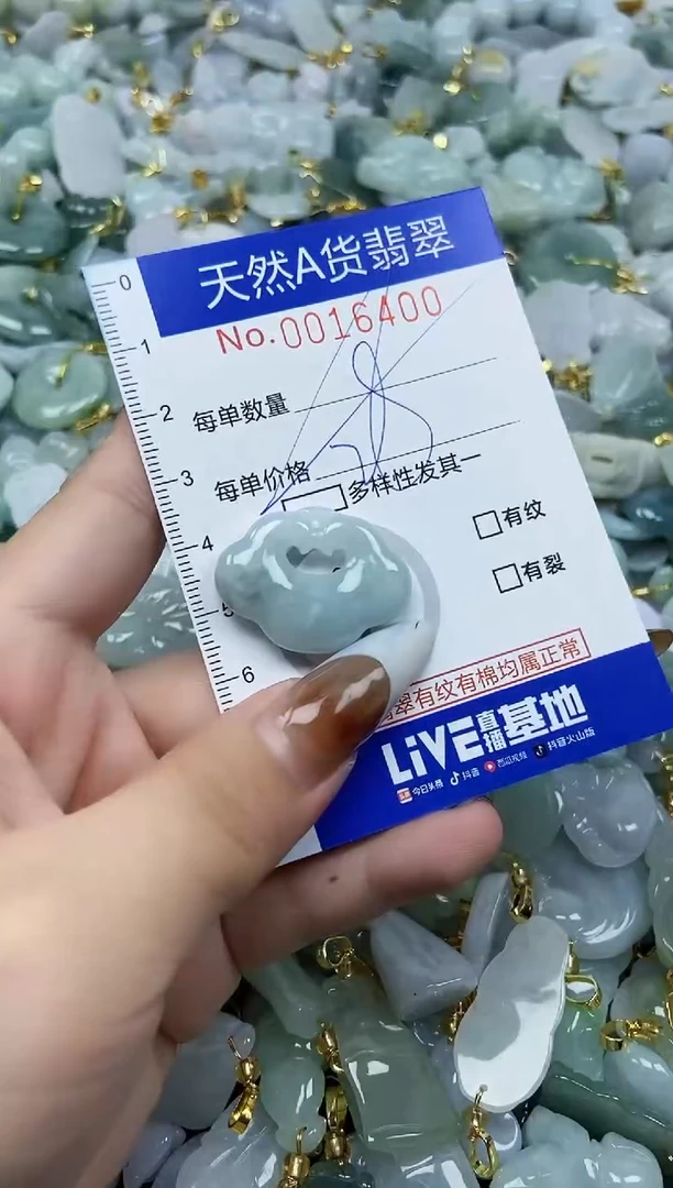 【闪购商品】翡翠颈饰未镶嵌天然A货翡翠