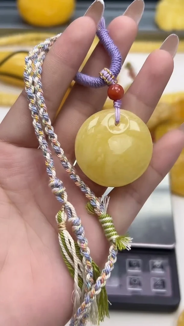 裸石琥珀未镶嵌琥珀蜜蜡吊坠