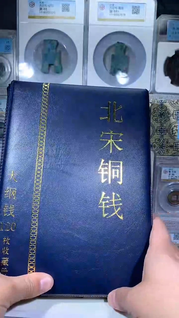 【闪购商品】铜御泉收藏北宋大纲钱币册120枚