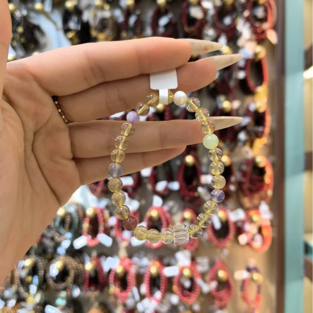 金发晶6mm手串 MY 2685