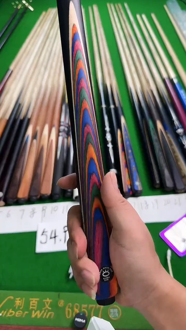 白蜡木小头款掹****腿免漆单插小头通体杆彩片